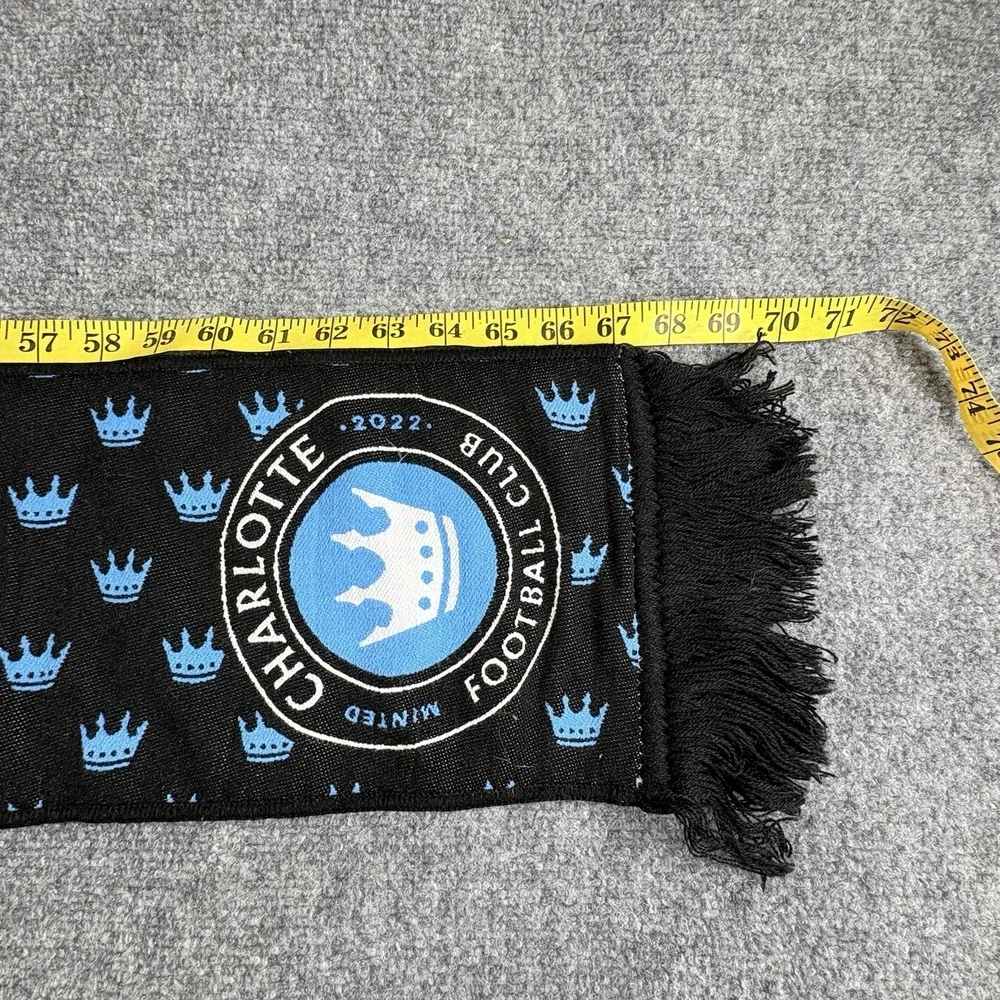 Charlotte FC MLS Supporter Scarf Lot 3 Inaugural‎ Season Ticket For The Crown